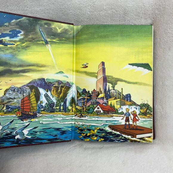 Vintage 1959 The Book of Knowledge Annual Adult Owned The Grolier Society - Picture 4 of 11